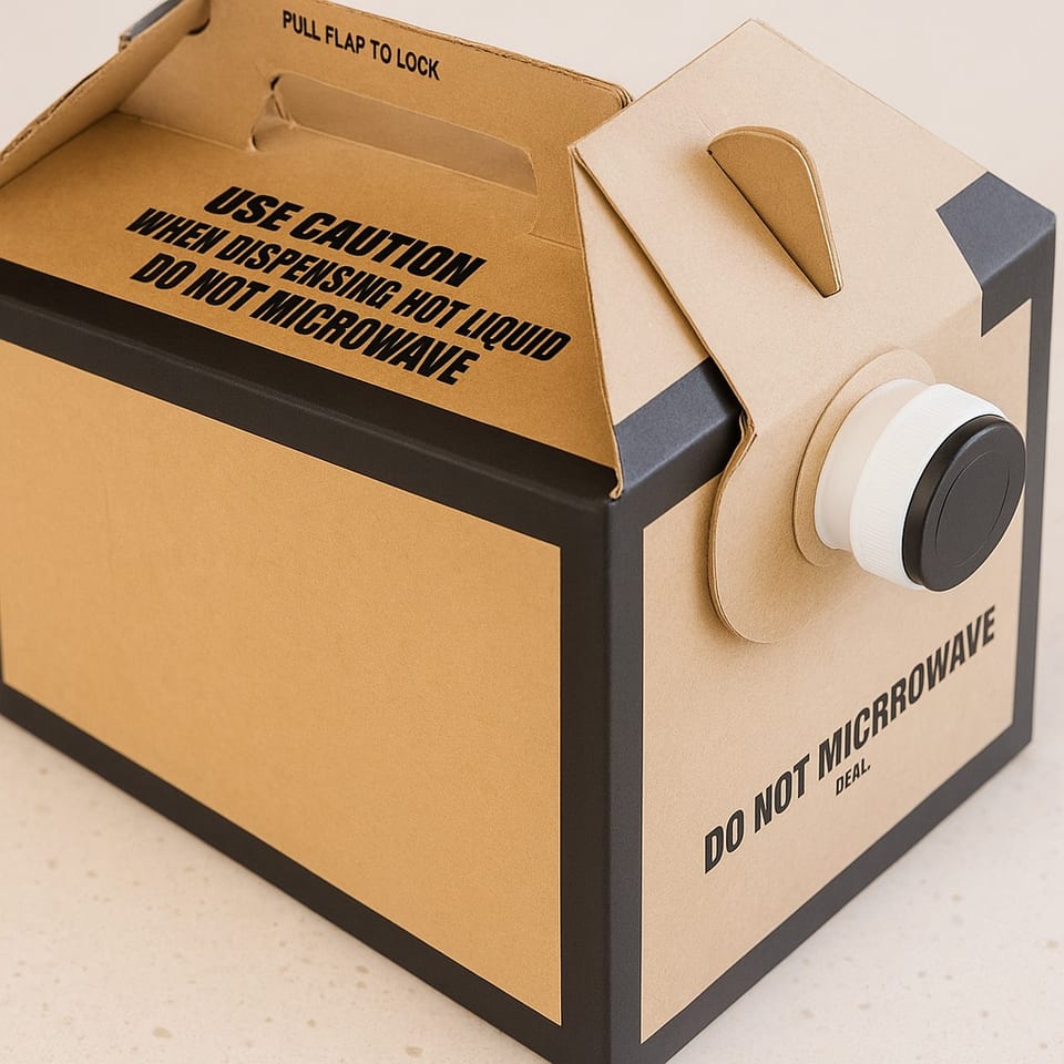 Boxed coffee.