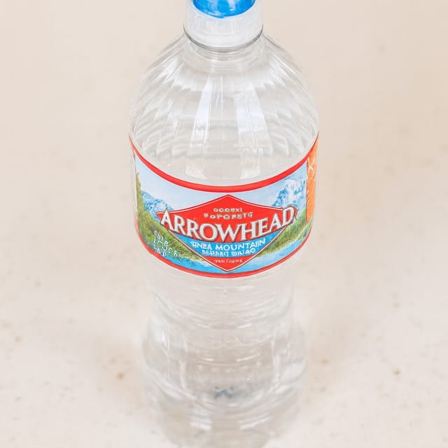 Bottled water.