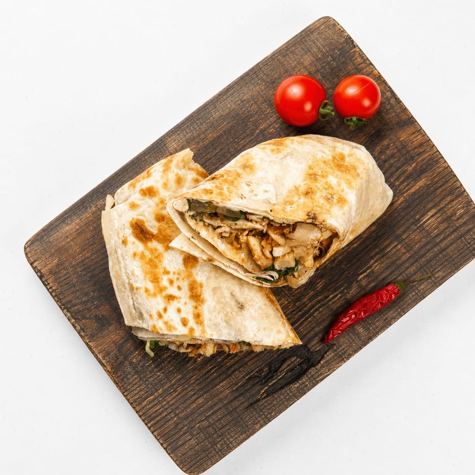 Chicken burrito.