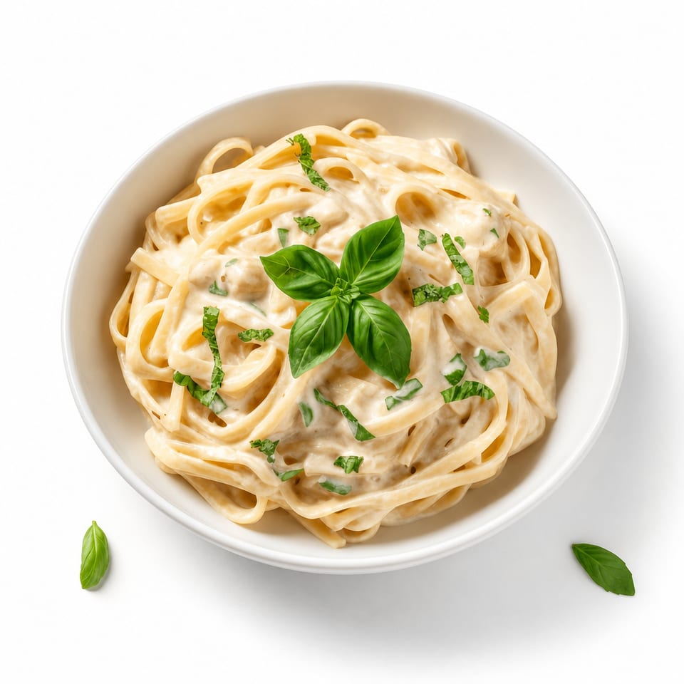 Chicken alfredo pasta.