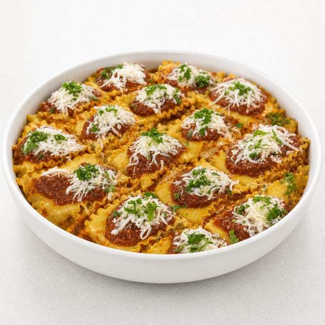 Cheese lasagna pasta.