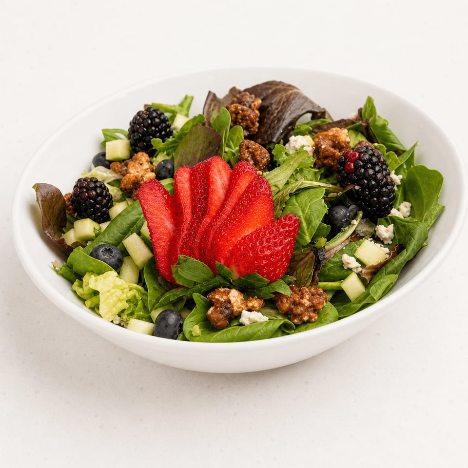 Apple walnut side salad.