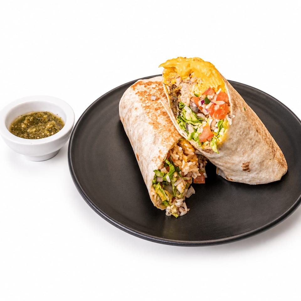 Beans & cheese burrito.