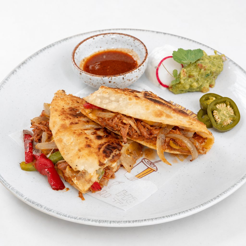 Kids cheese quesadilla.