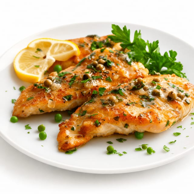 Chicken piccata.