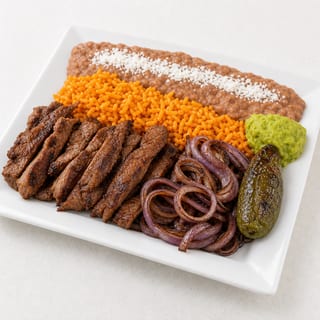 Carne asada plate