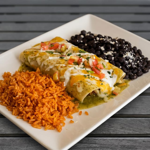 Chicken enchilada.