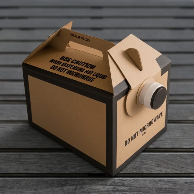 Boxed iced tead.