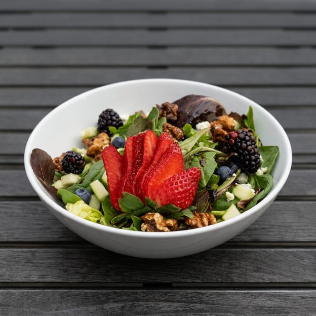 Apple walnut side salad.