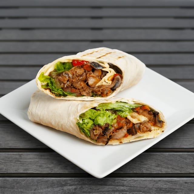 Carnitas burrito.