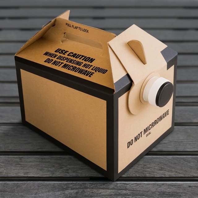Boxed coffee.