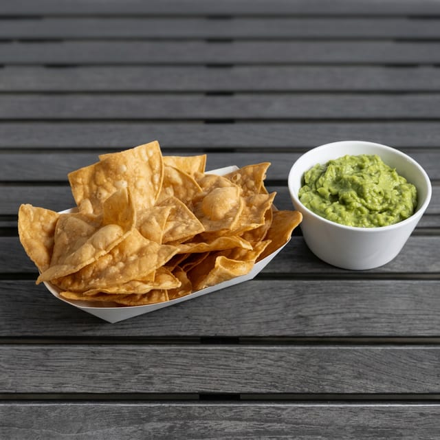 Chips and guacamole.
