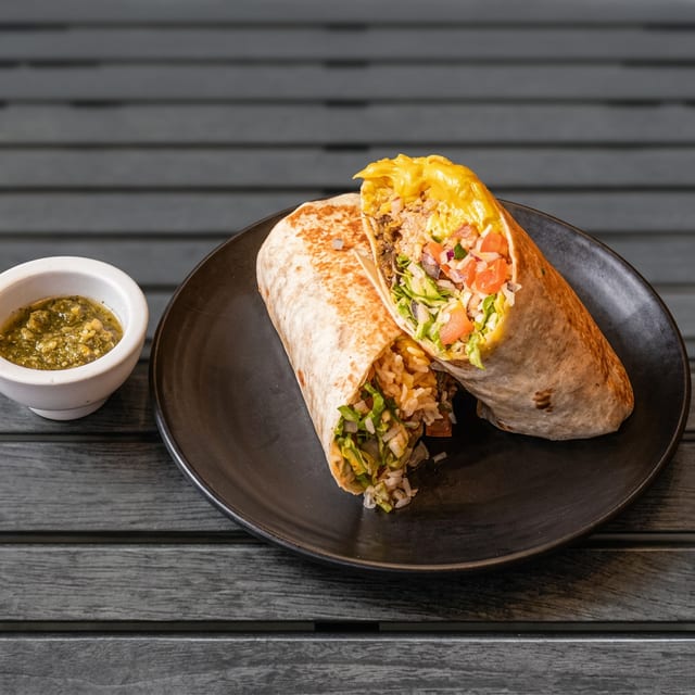 Beans & cheese burrito.