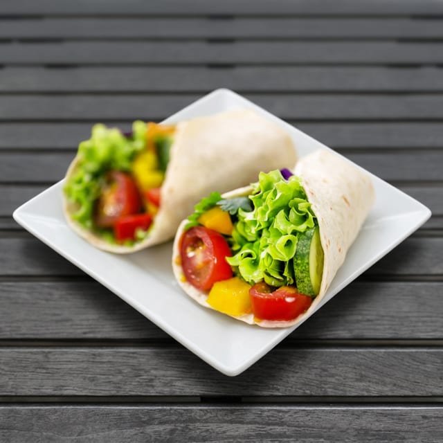 Veggie burrito.