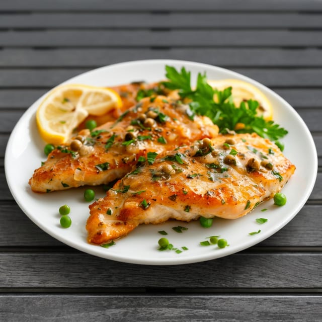 Chicken piccata.