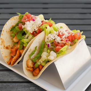 Chicken taco plate